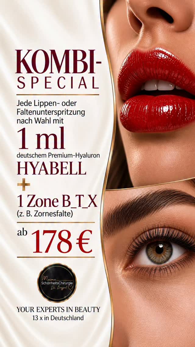 Meine Schönheitschirurgie Facebook ad: DIESER GLOW, DIESES GEFÜHL