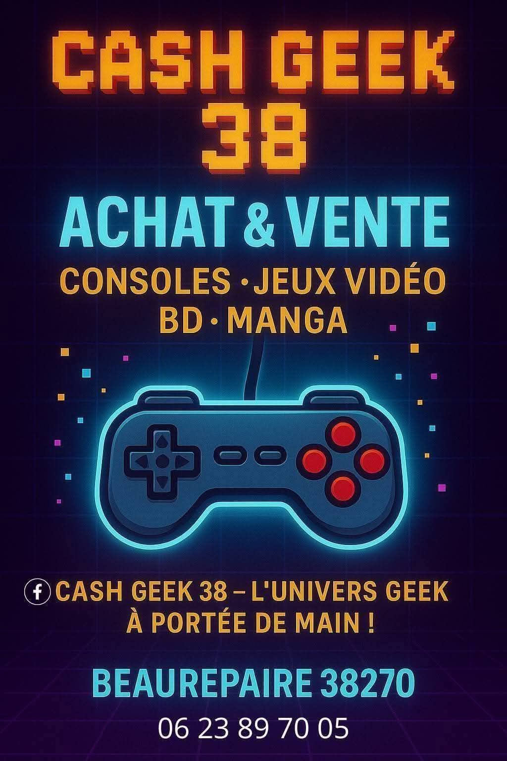 Cash Geek 38 Facebook ad: NOUVEAU, Cash Geek 38