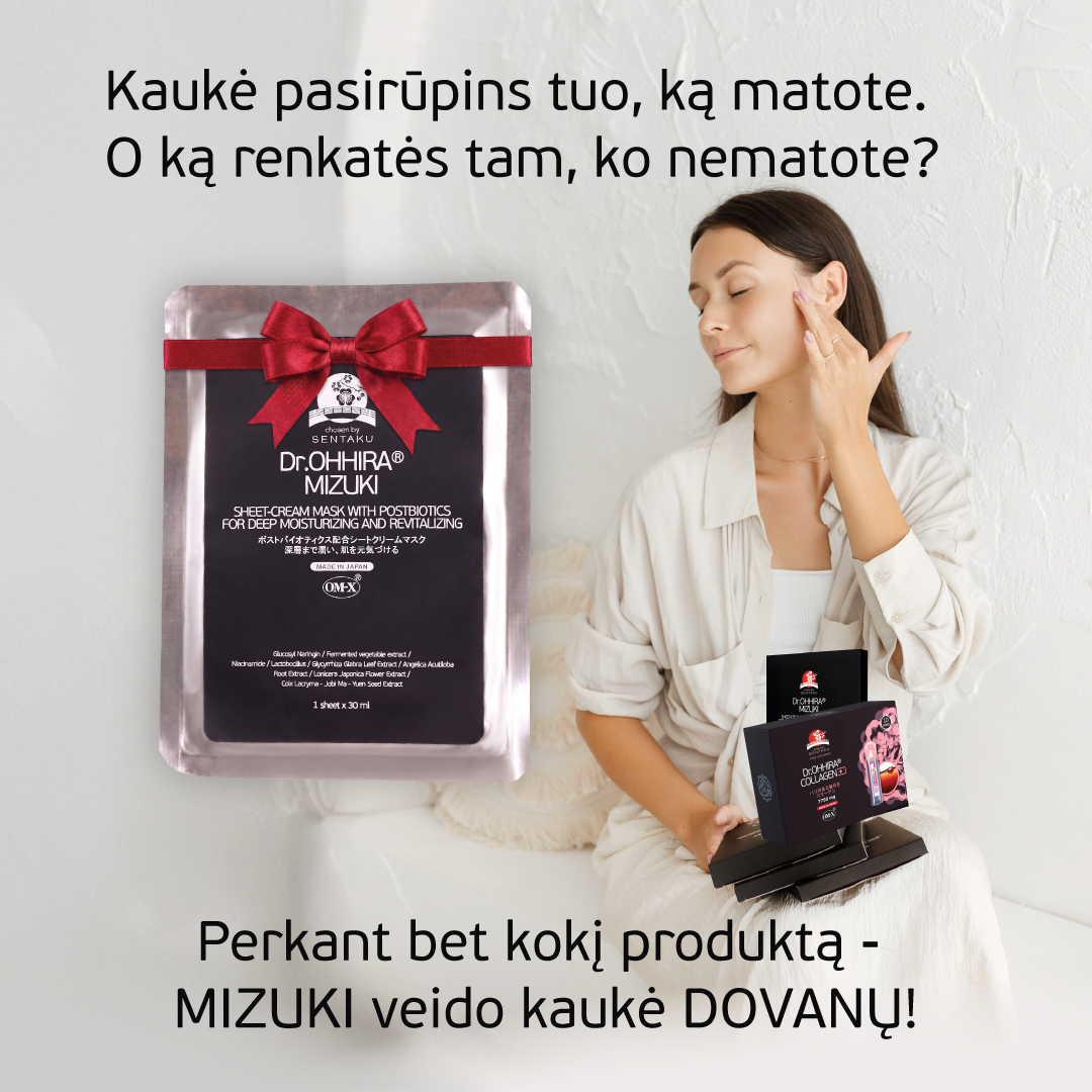 Dr.OHHIRA japoniški produktai Facebook ad: Nes grožis prasideda giliau