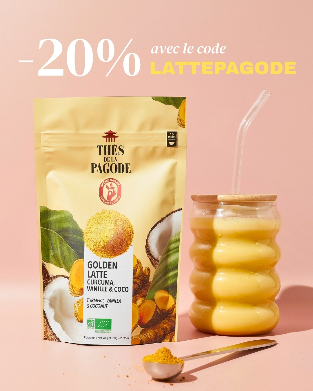 Thés de la Pagode Facebook ad: -20% sur les nouveautés