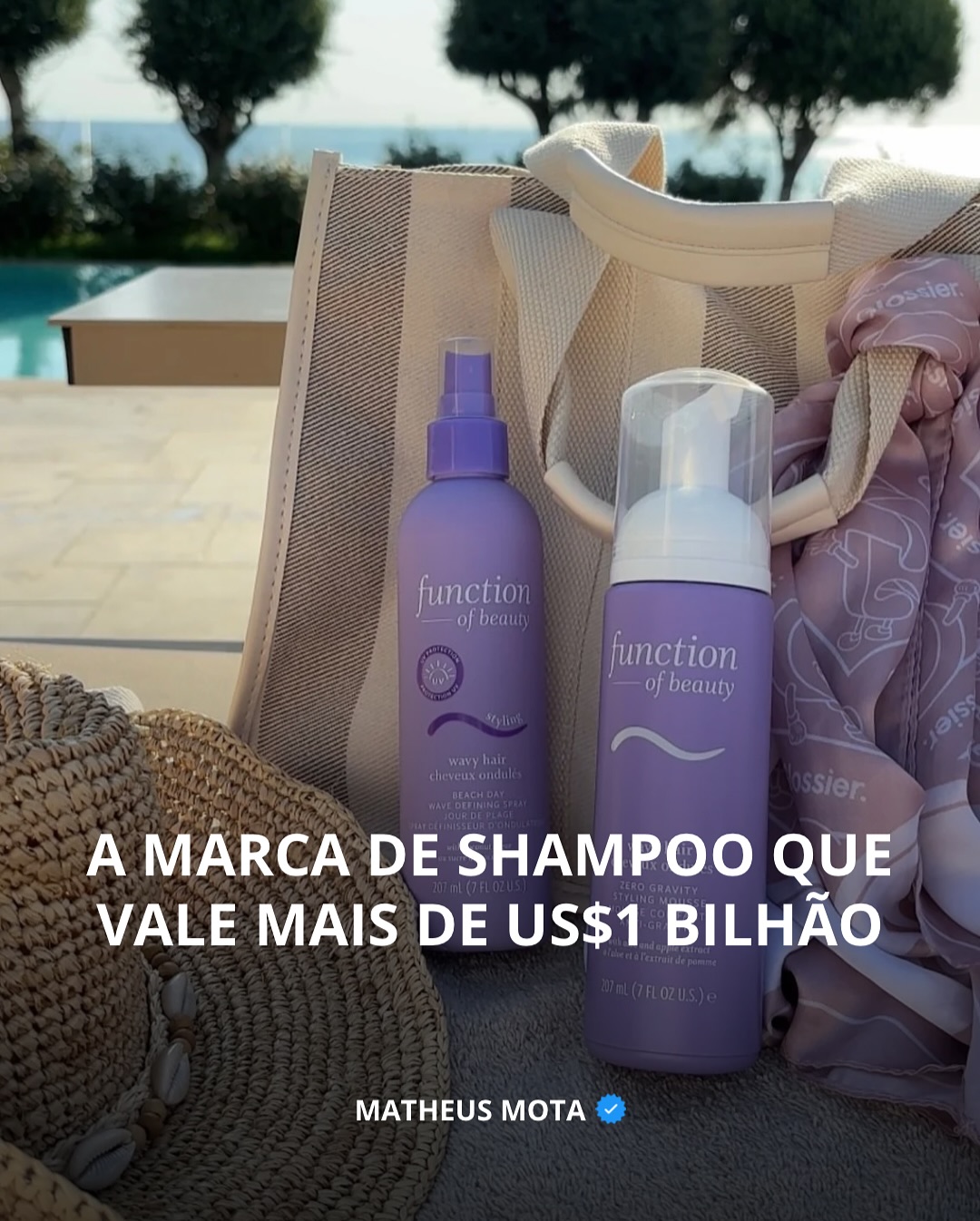 Matheus Mota Facebook ad: Essa marca de shampoo vale mais de US$…