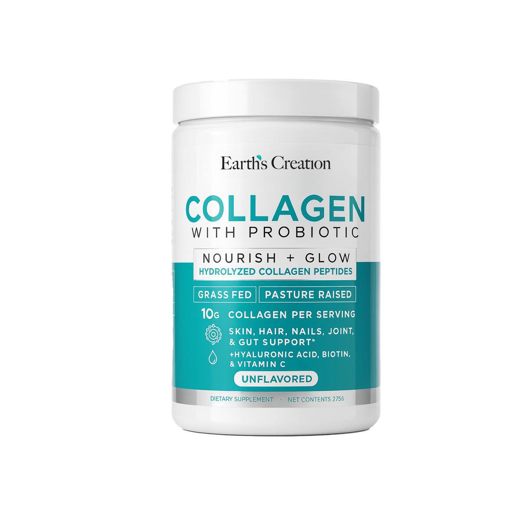 Earth's Creation Nigeria Facebook ad: Meet five of our best sellers: Collagen with…