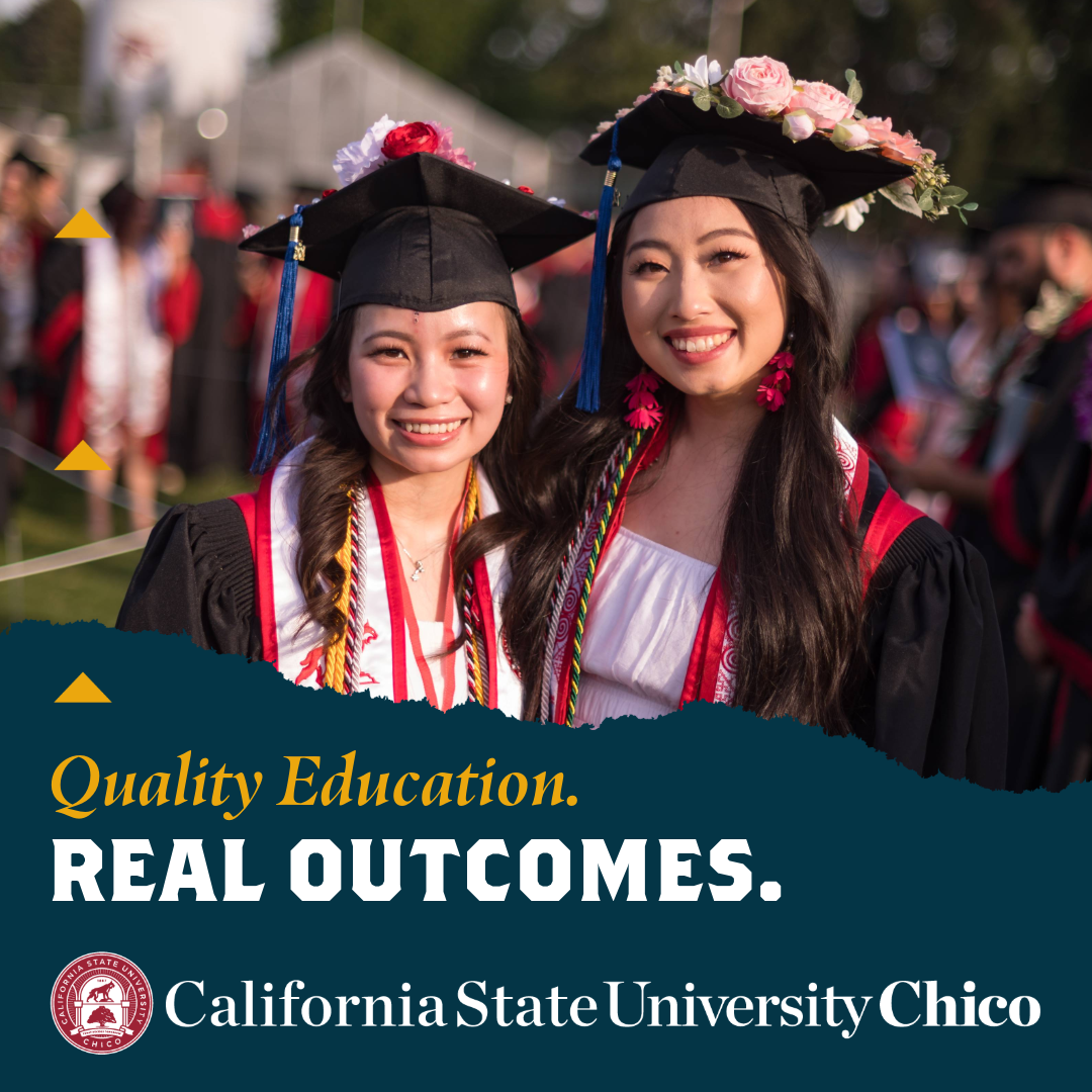 California State University, Chico Facebook ad: Top Ranked. Budget Friendly.