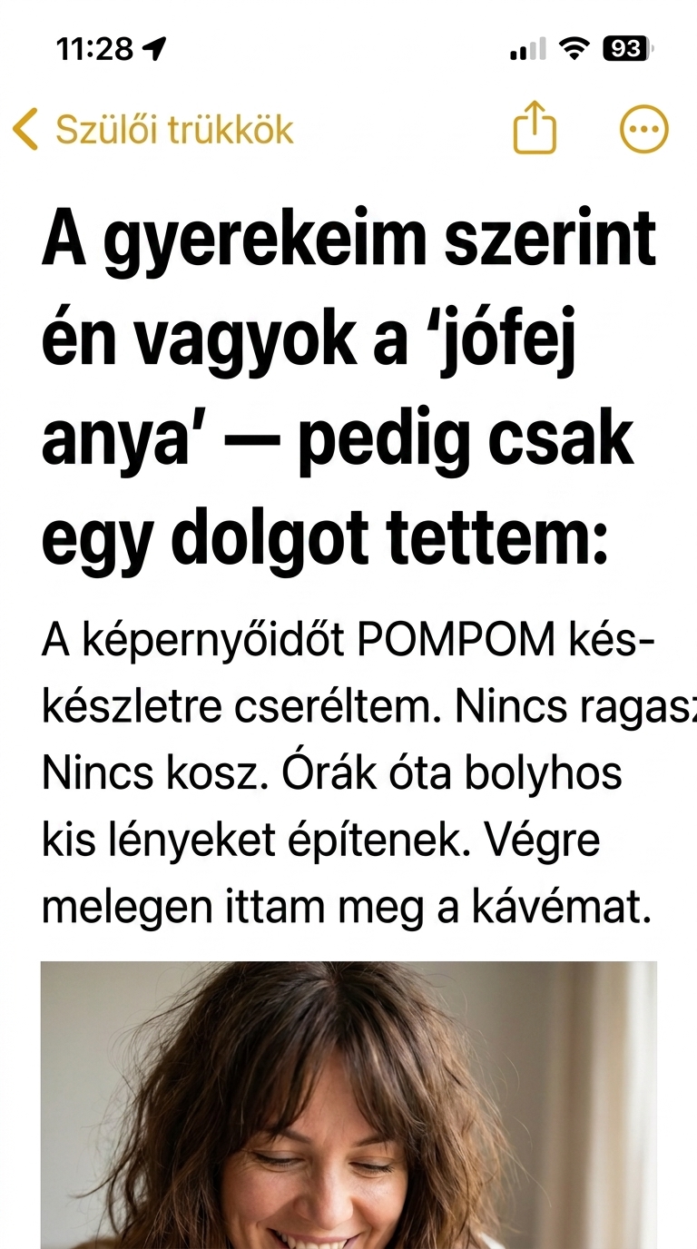 Sensory toys Facebook ad: Végre. Csend a házban.