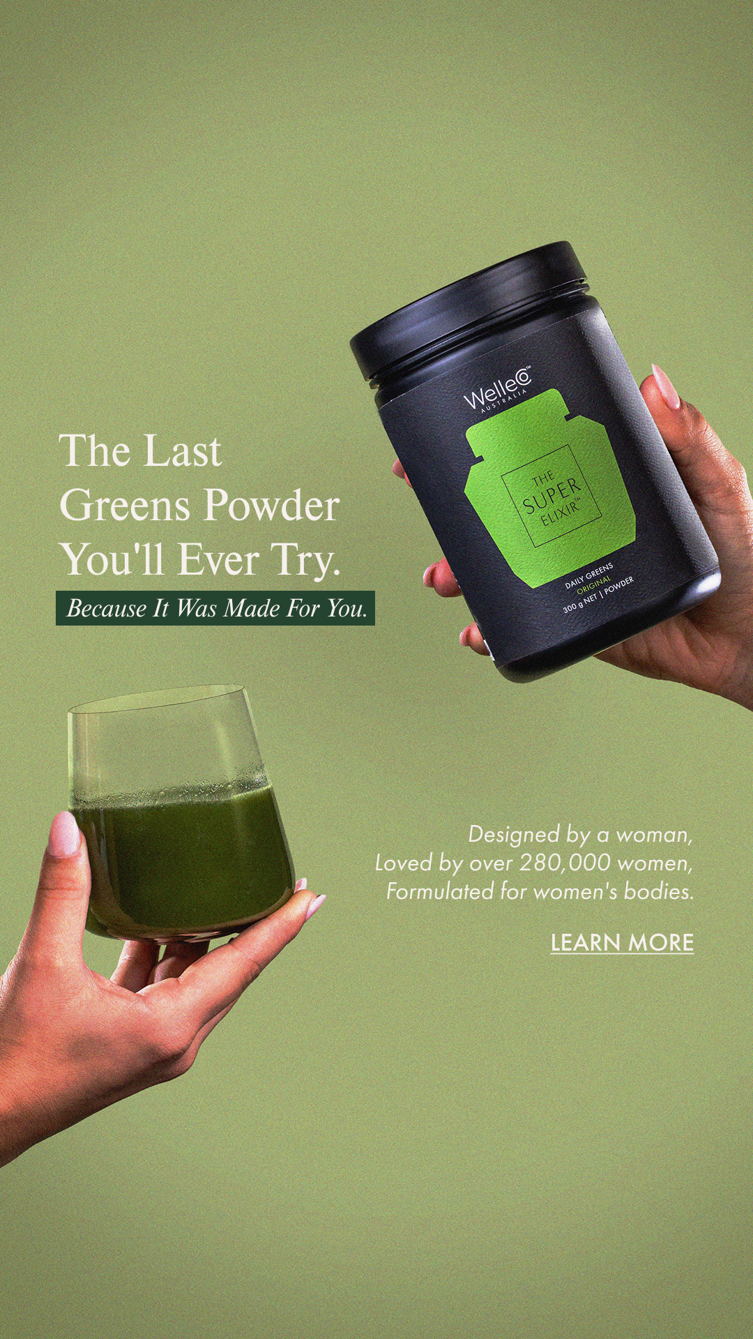 WelleCo Facebook ad
