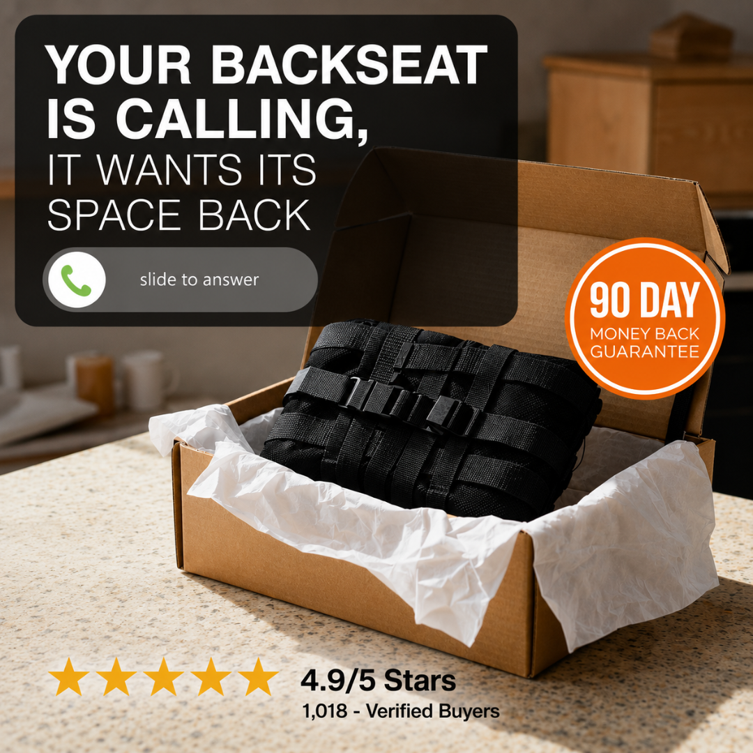 Kanga Kargo Facebook ad: Your Backseat Wants Its Space Back