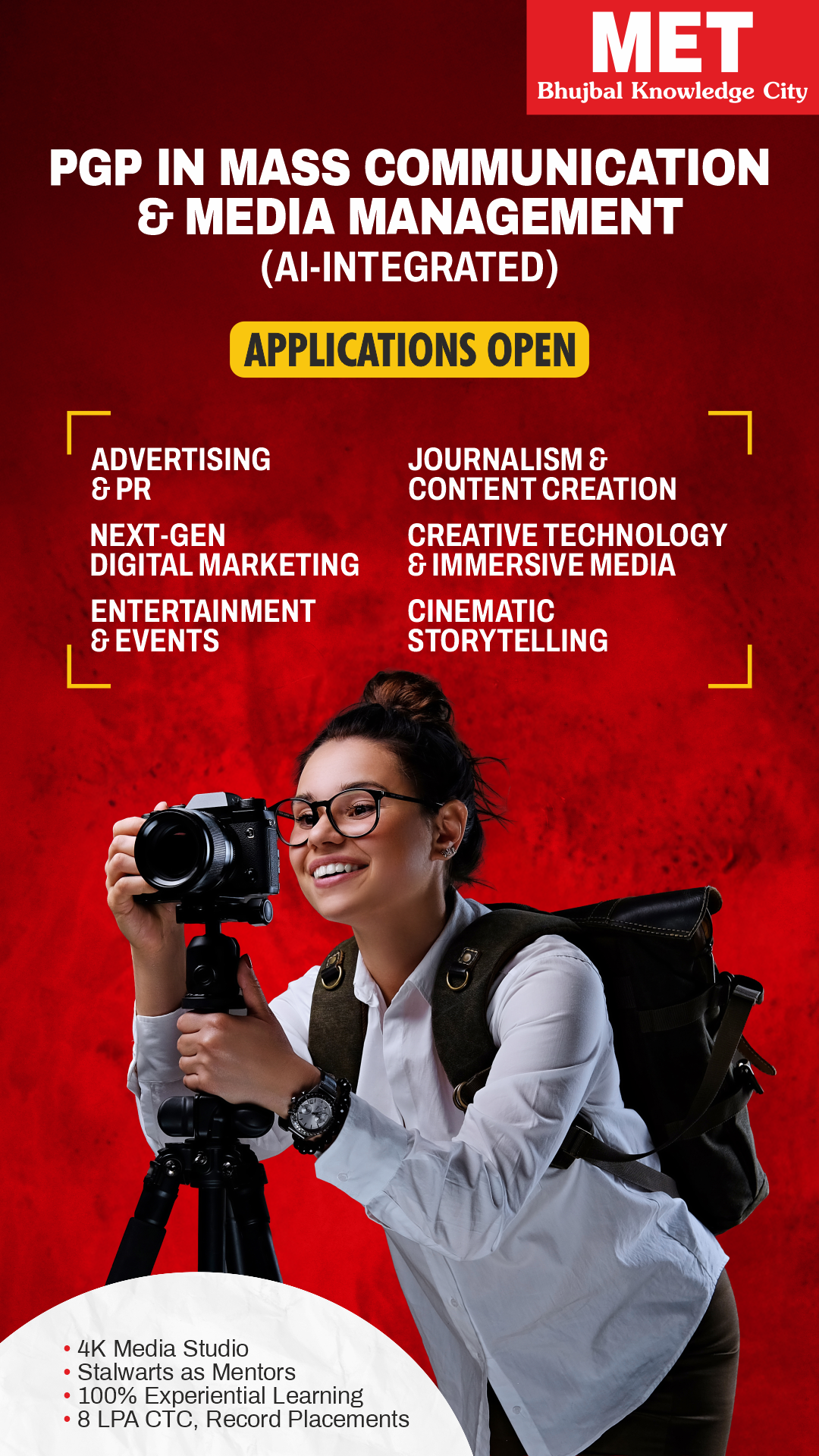 MET League of Colleges Facebook ad from Jan 31, 2026