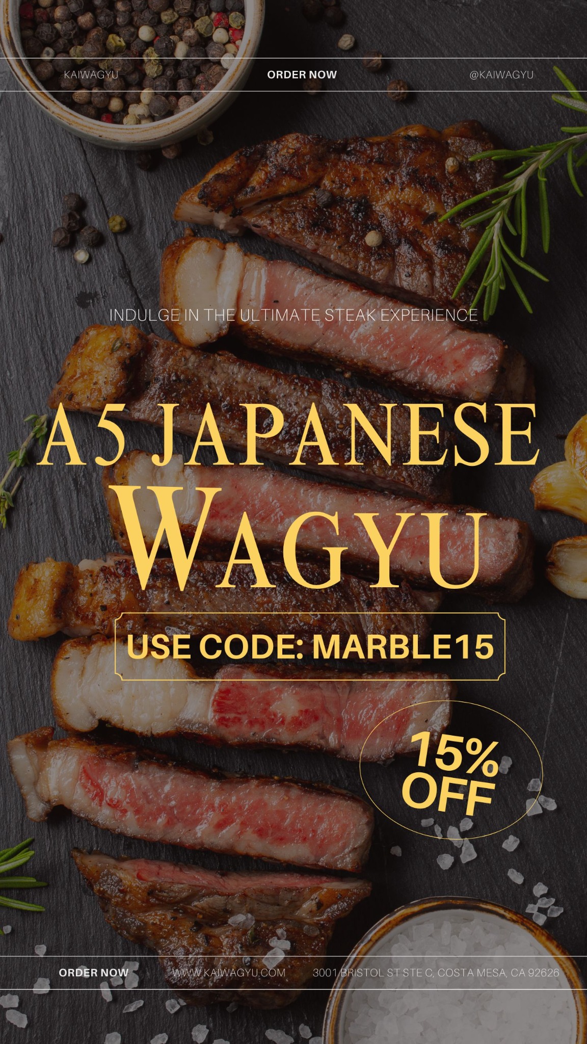 Kai Wagyu Facebook ad