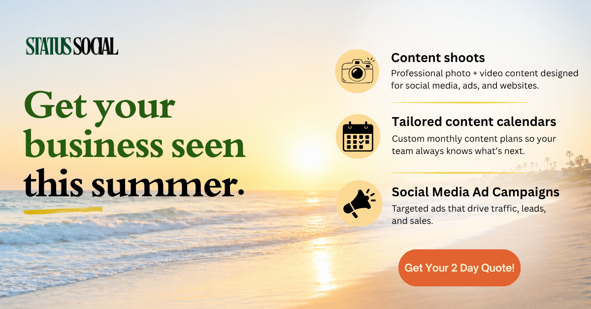 Status Social Facebook ad from May 3, 2026