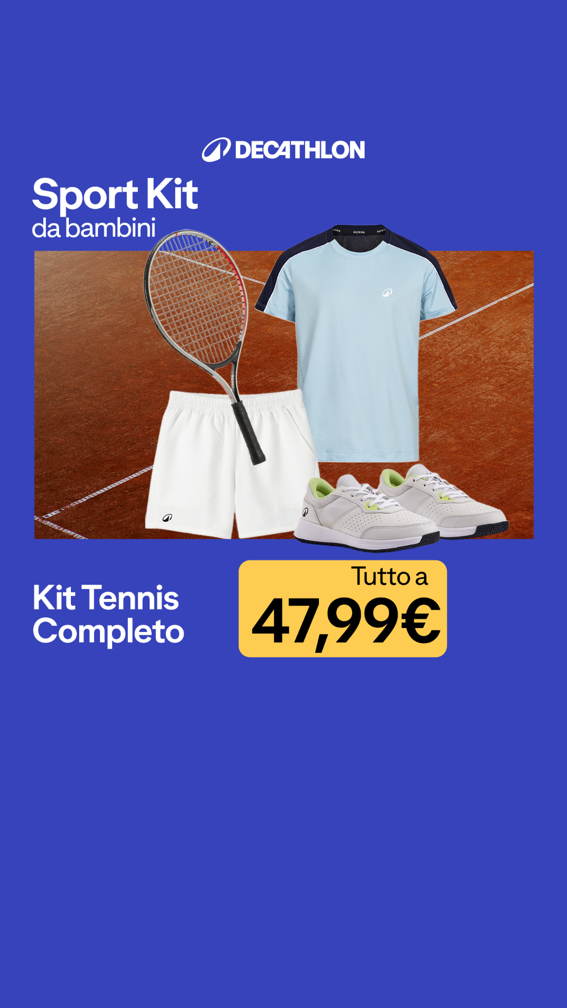 Decathlon Italia Facebook ad from Sep 15, 2026