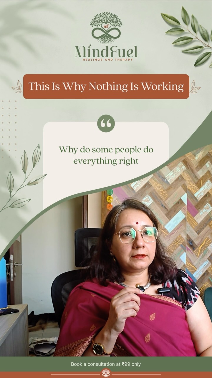 Mindfuel Facebook ad: Doing everything right, but still feeling stuck?