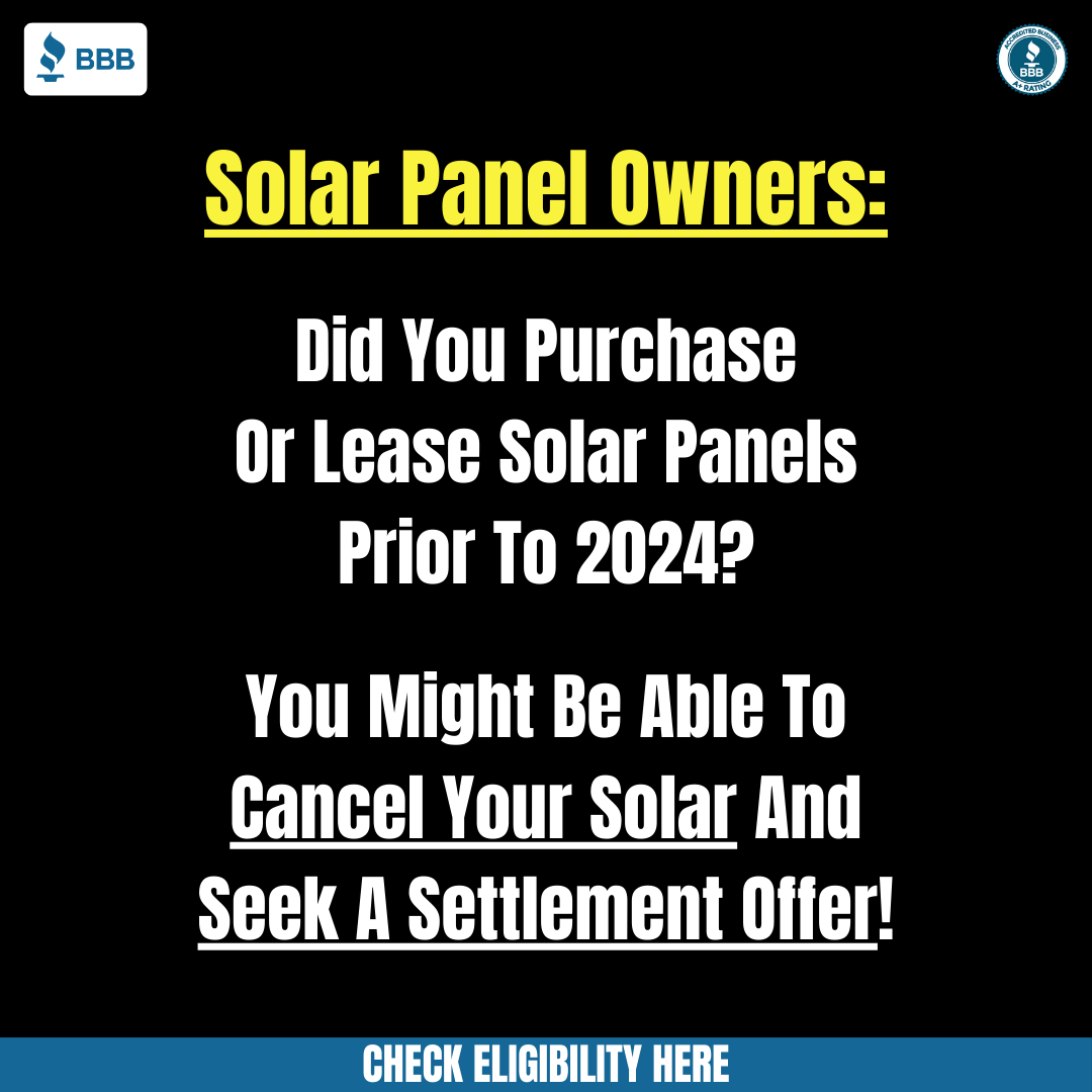Solar Relief Center Facebook ad