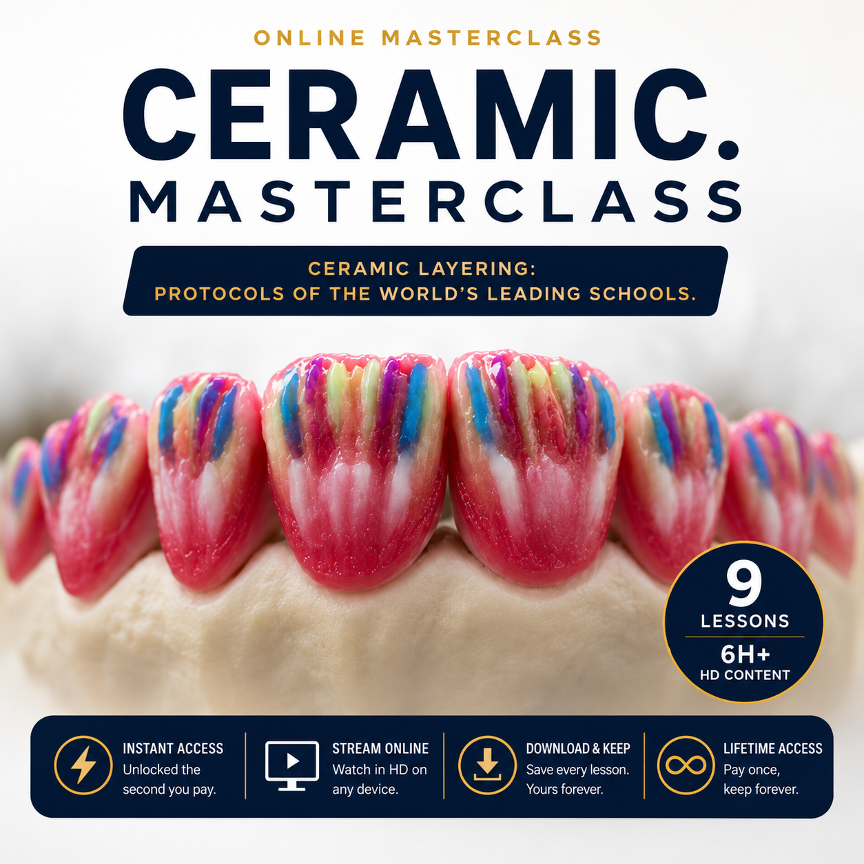 Ceramic Masterclass Facebook ad: Ceramic Layering Masterclass