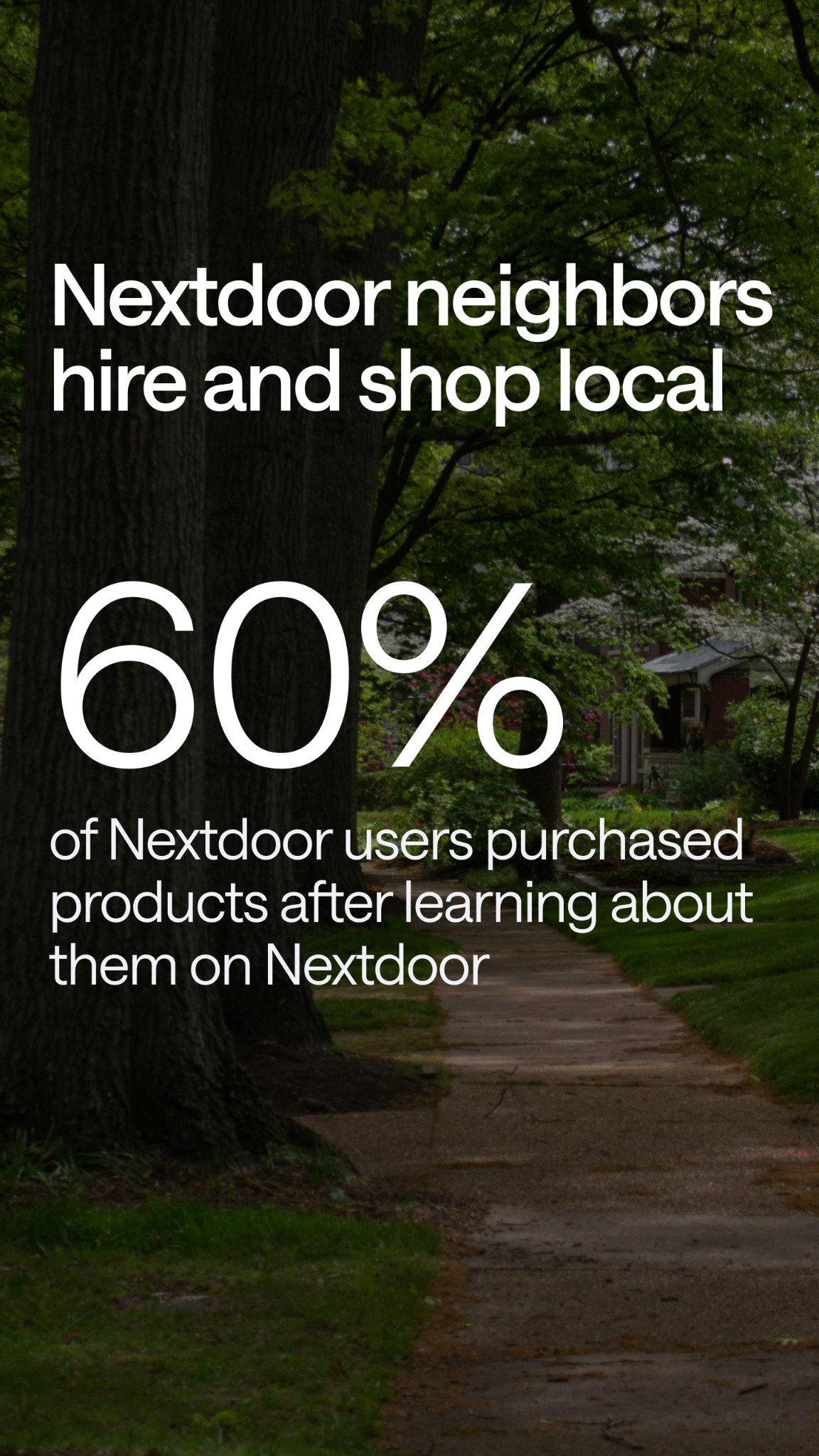 Nextdoor for Business Facebook ad