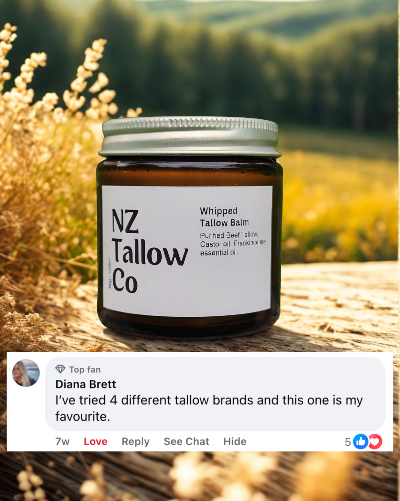 NZ Tallow Co  Facebook ad