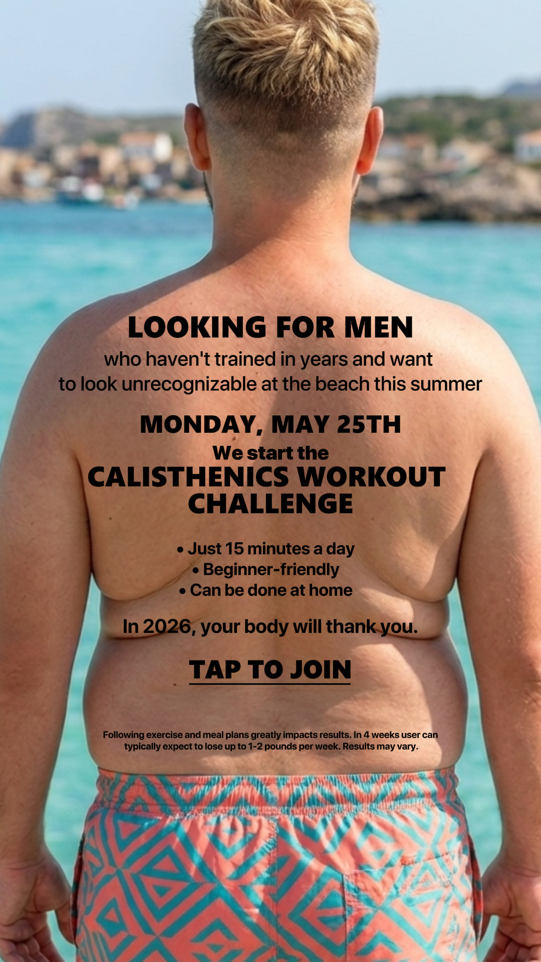 21 Day Challenge Facebook ad