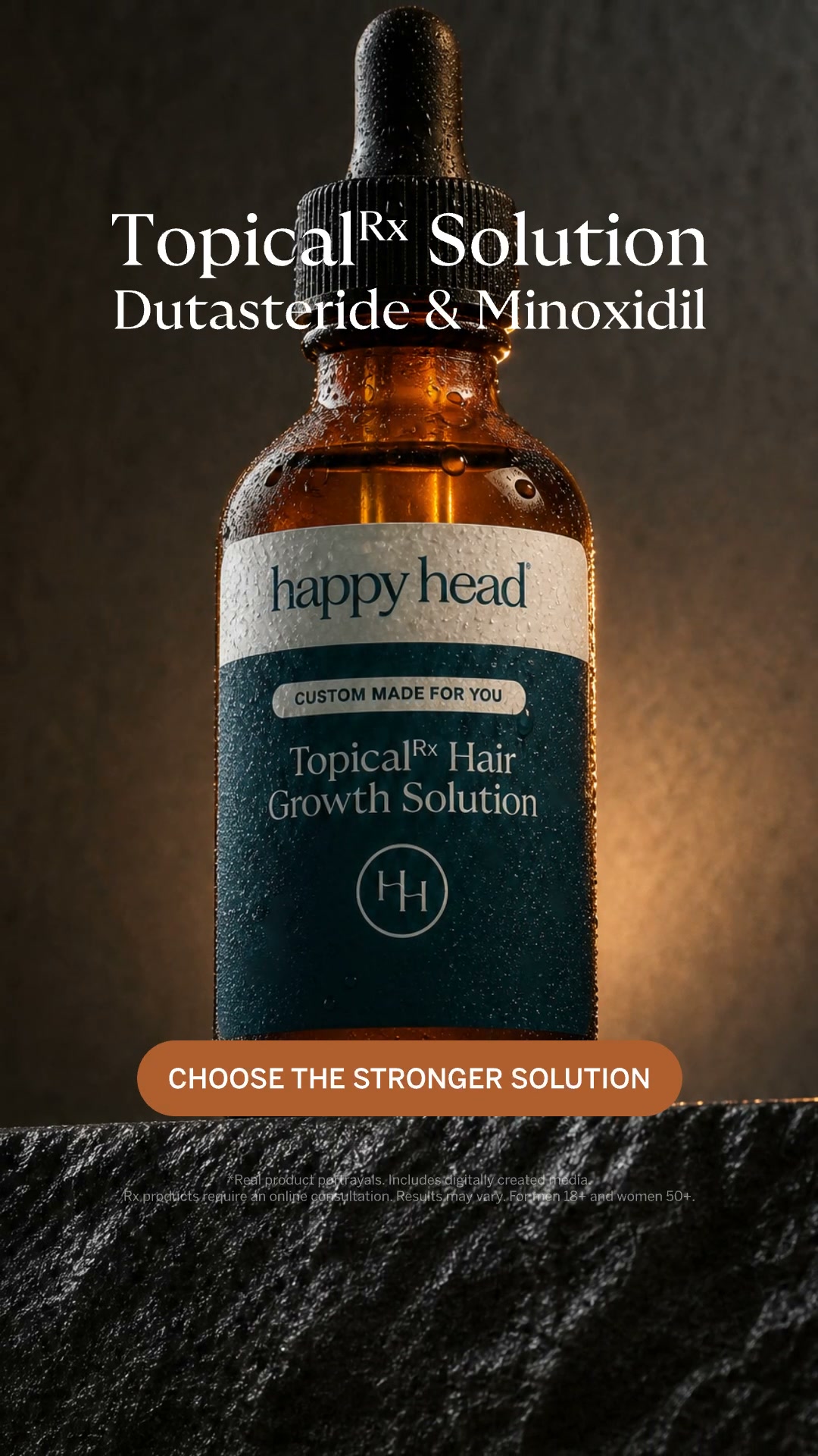 Happy Head Facebook ad: Sign up bonus: First order just $49