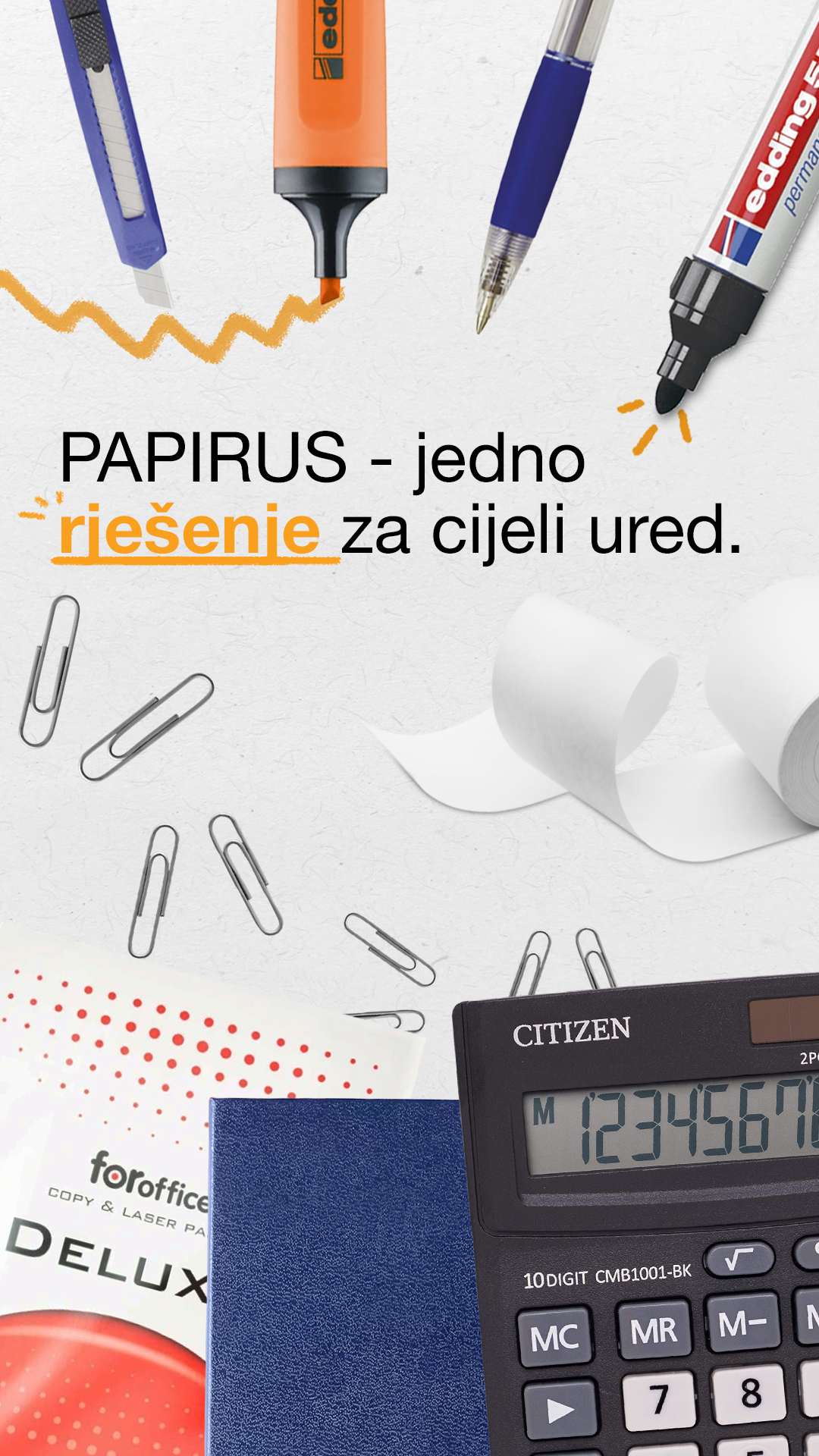 Papirus grupa Facebook ad
