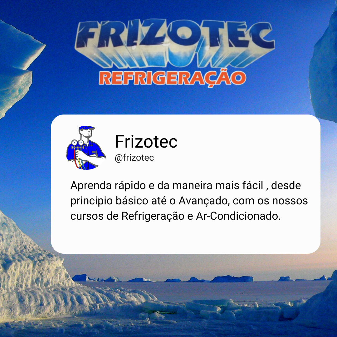 Frizotec Refrigeração Facebook ad: Cursos de Refrigeração