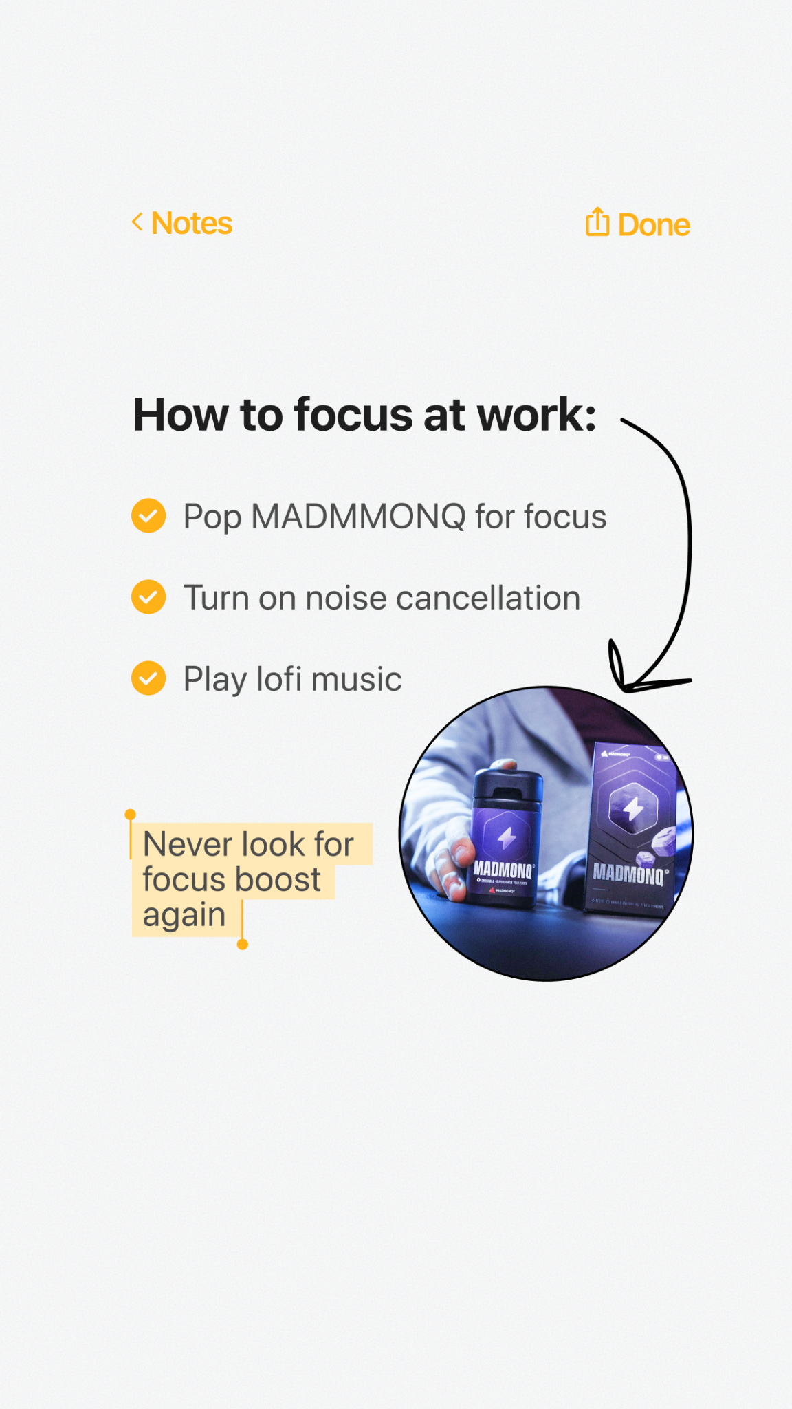 MADMONQ Facebook ad