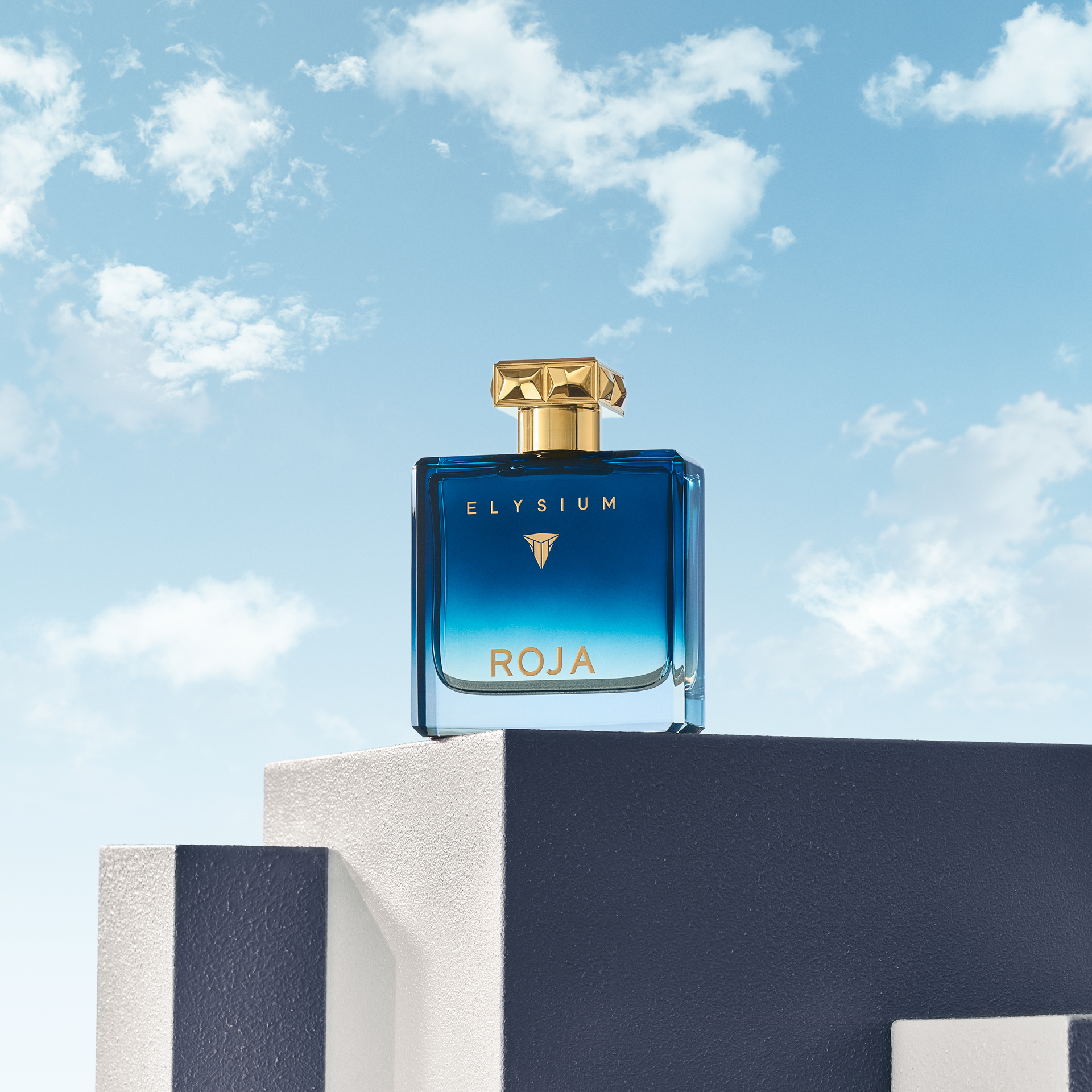 Roja Facebook ad: The Elysium Collection: fresh, heroic fragrances since 2017.