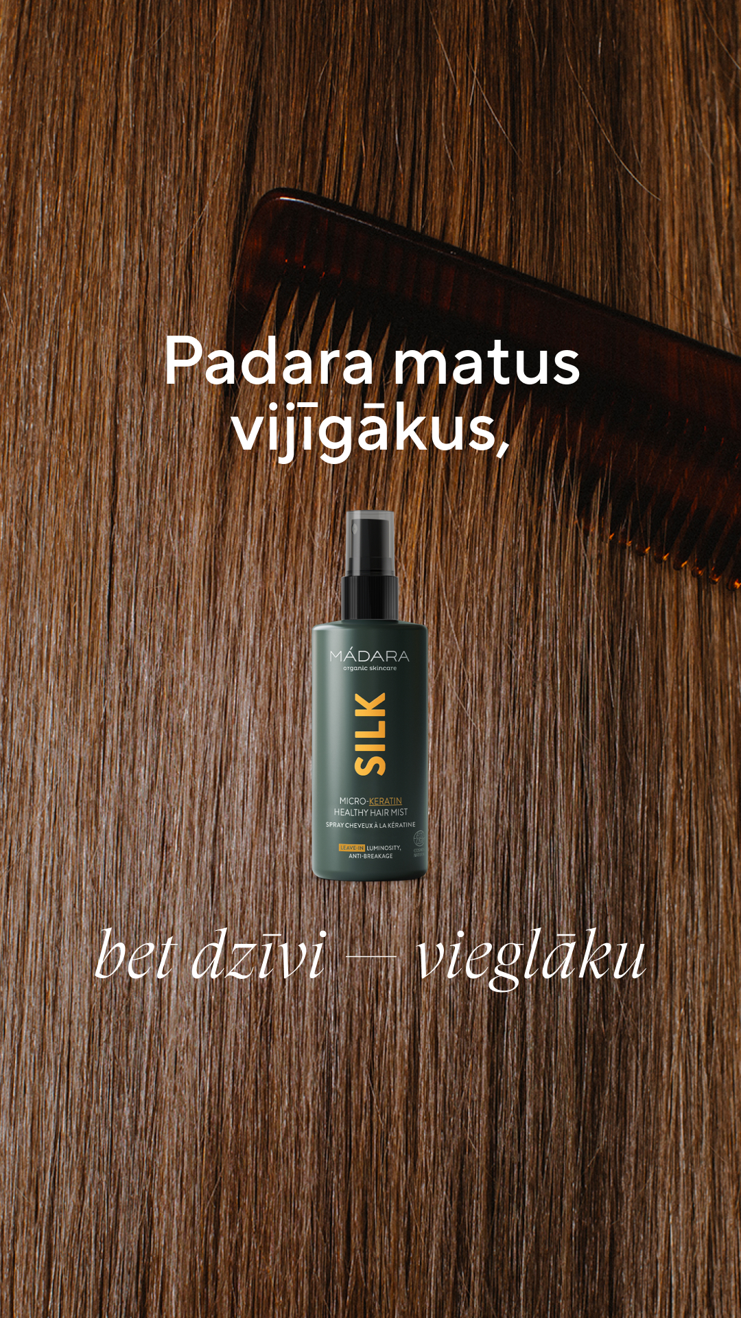 Mádara Organic Skincare Facebook ad