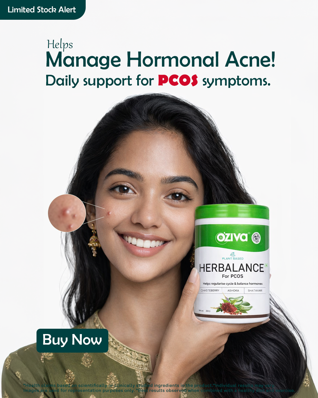 OZiva Facebook ad