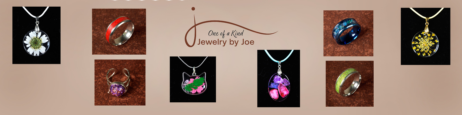 Jewelry by Joe Facebook ad: One of Kind Handmade Jewelry of all kinds