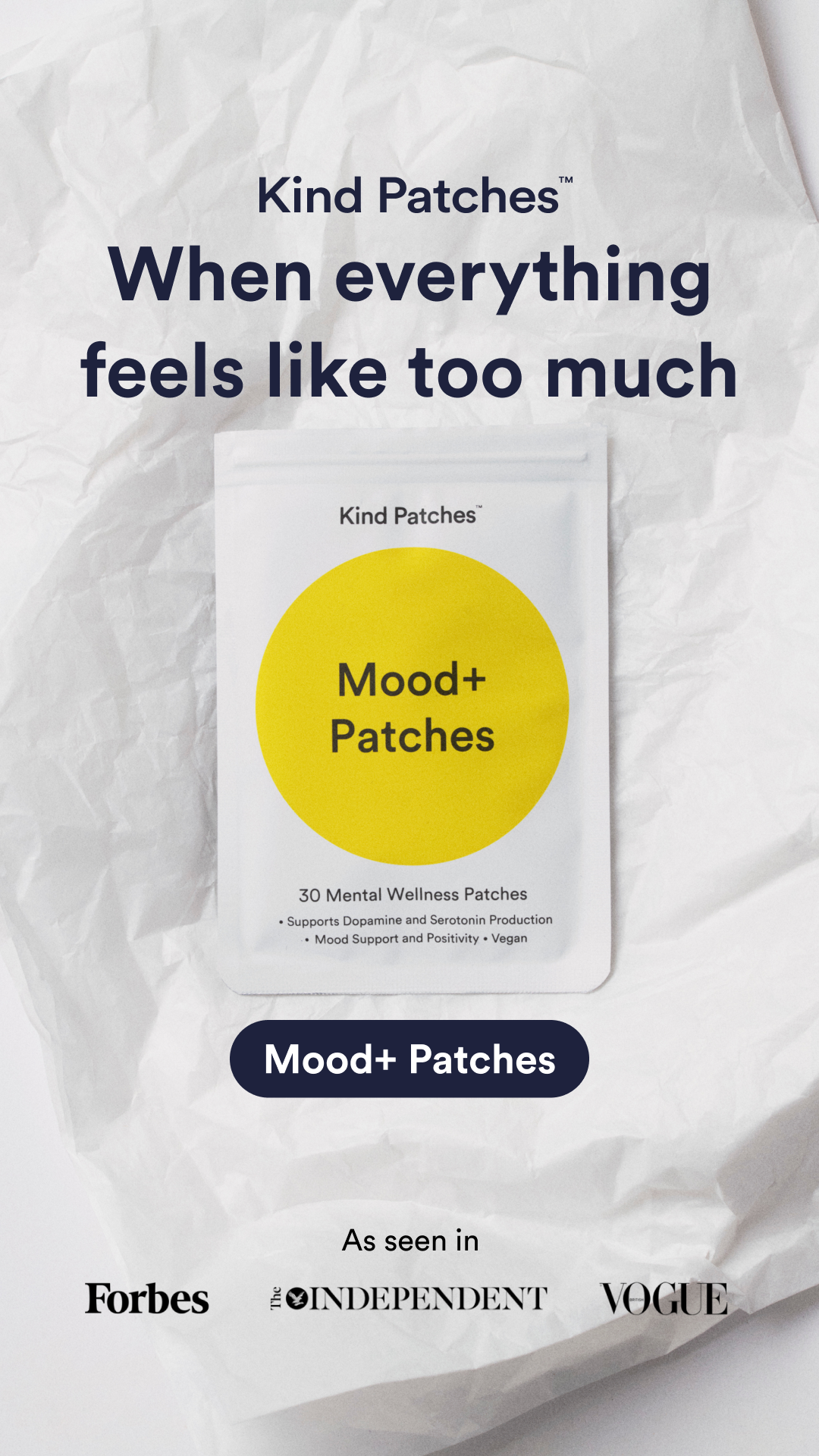 Kind Patches Facebook ad