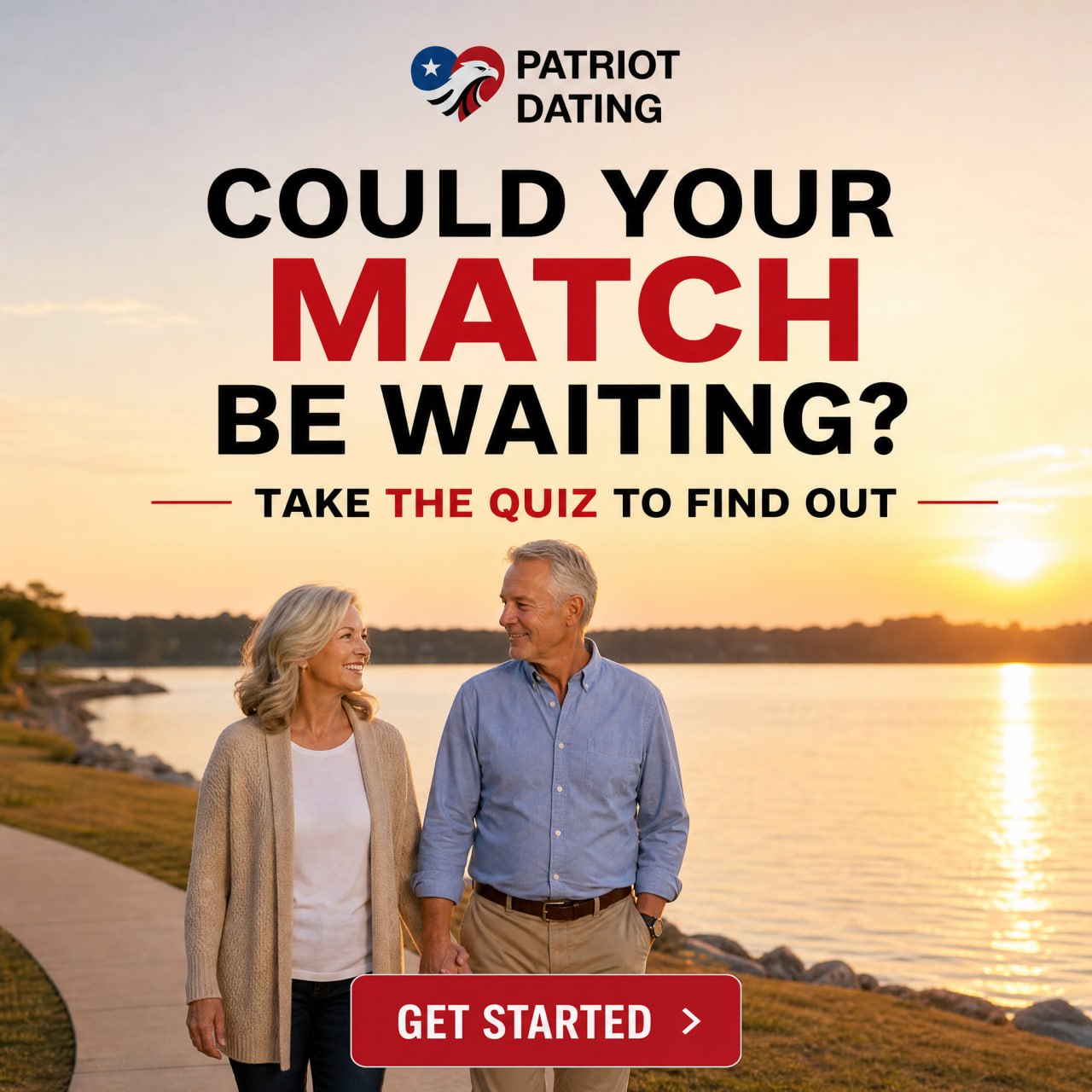 Patriot Merch Facebook ad: Join Patriot Dating FREE