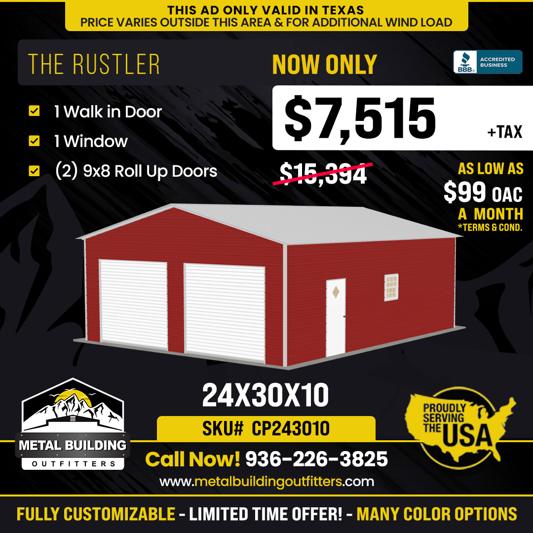 Metal Building Outfitters Facebook ad