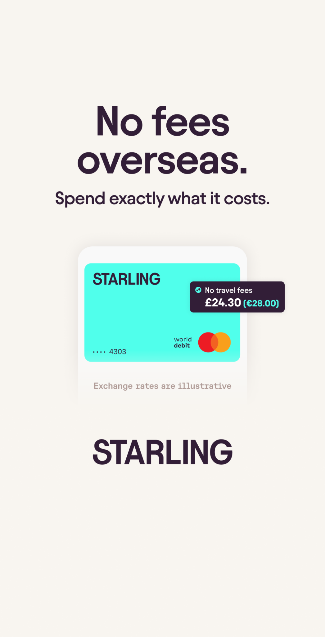 Starling Bank Facebook ad