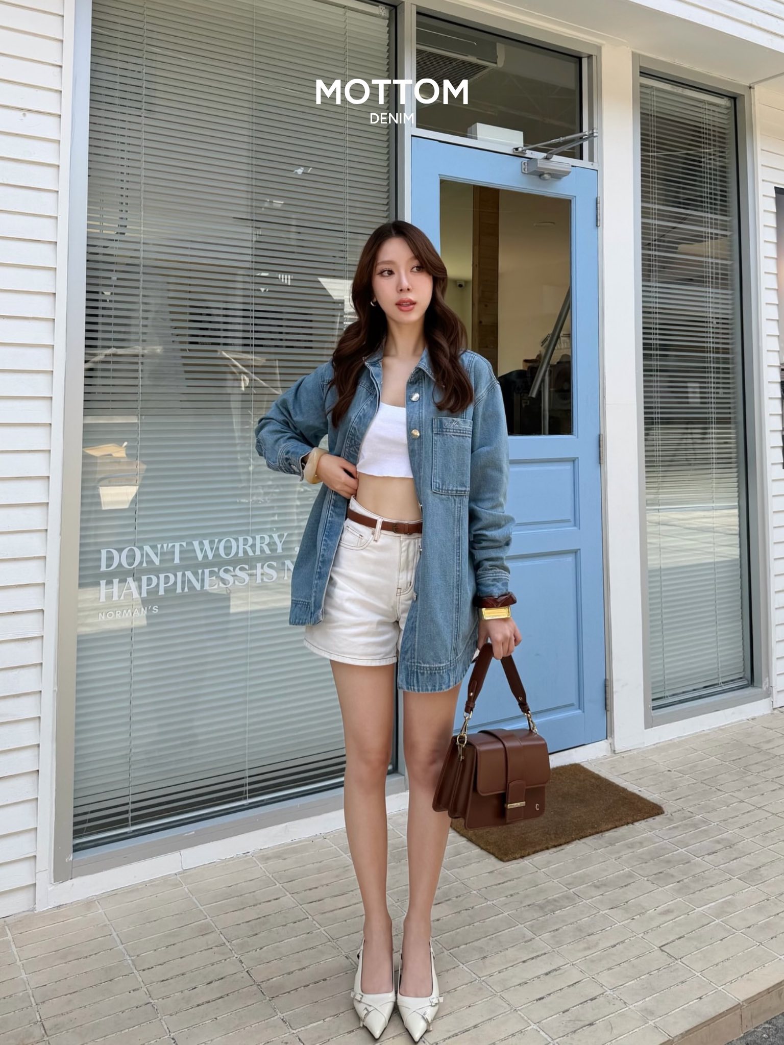 Mottomdenims Facebook ad: DEX Oversized Denim Jacket