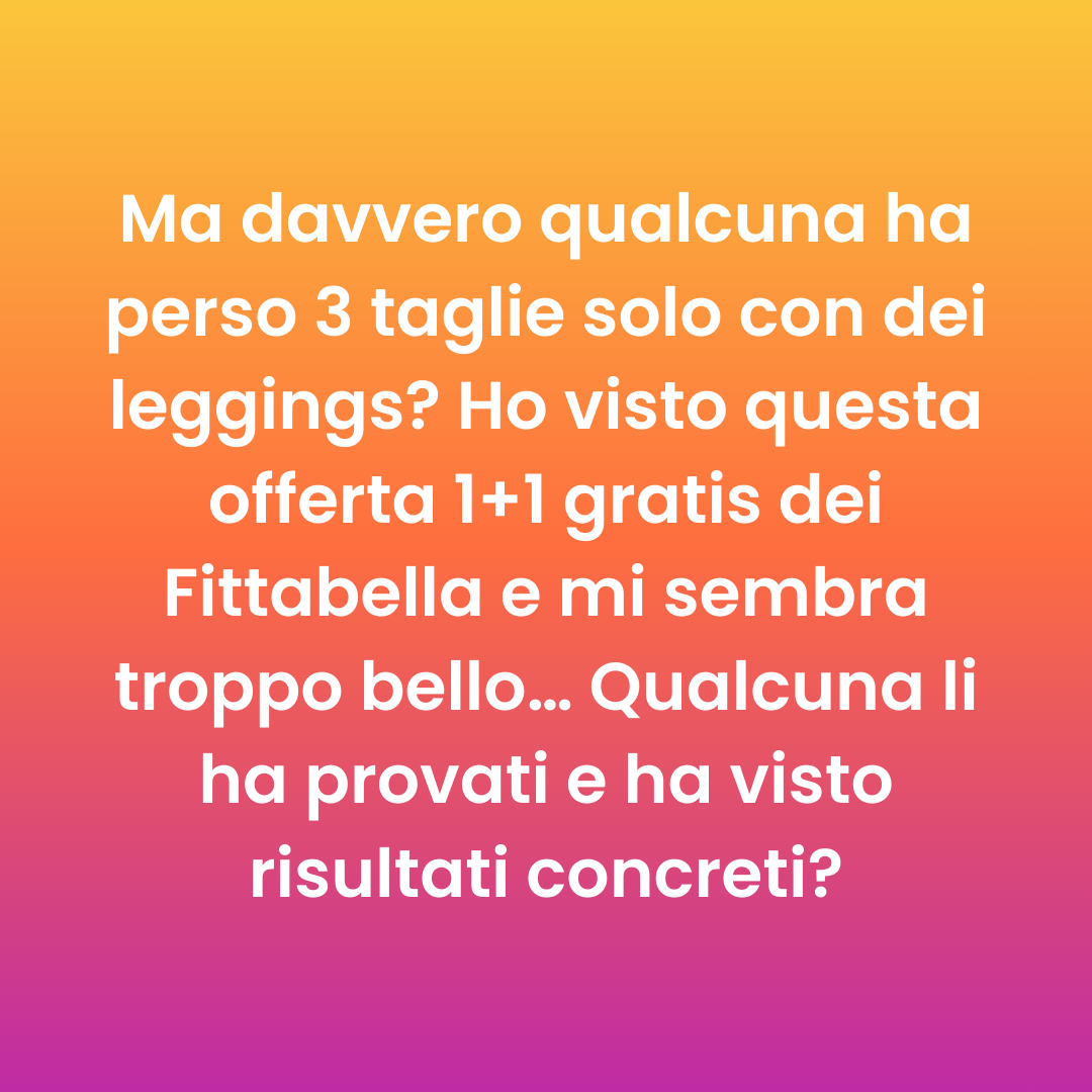 FittaBella Facebook ad