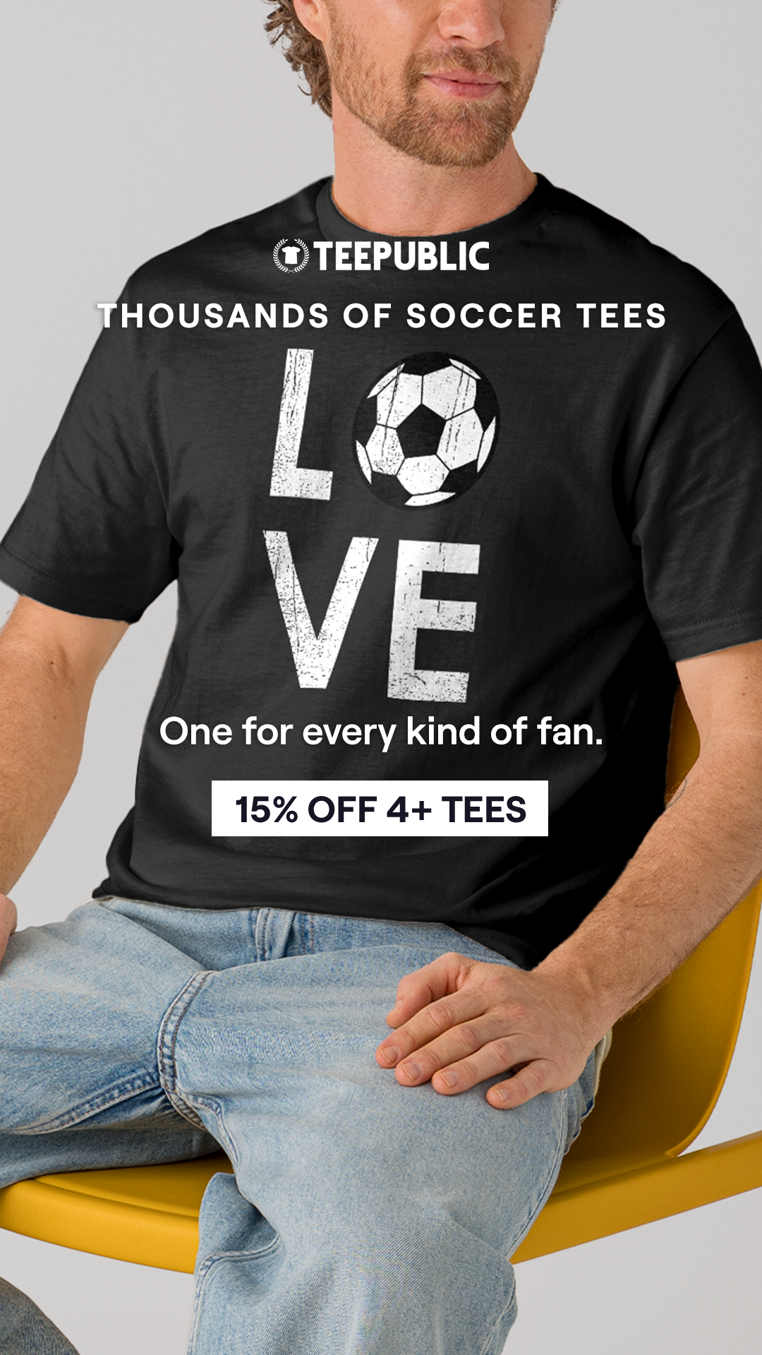 TeePublic.com Facebook ad