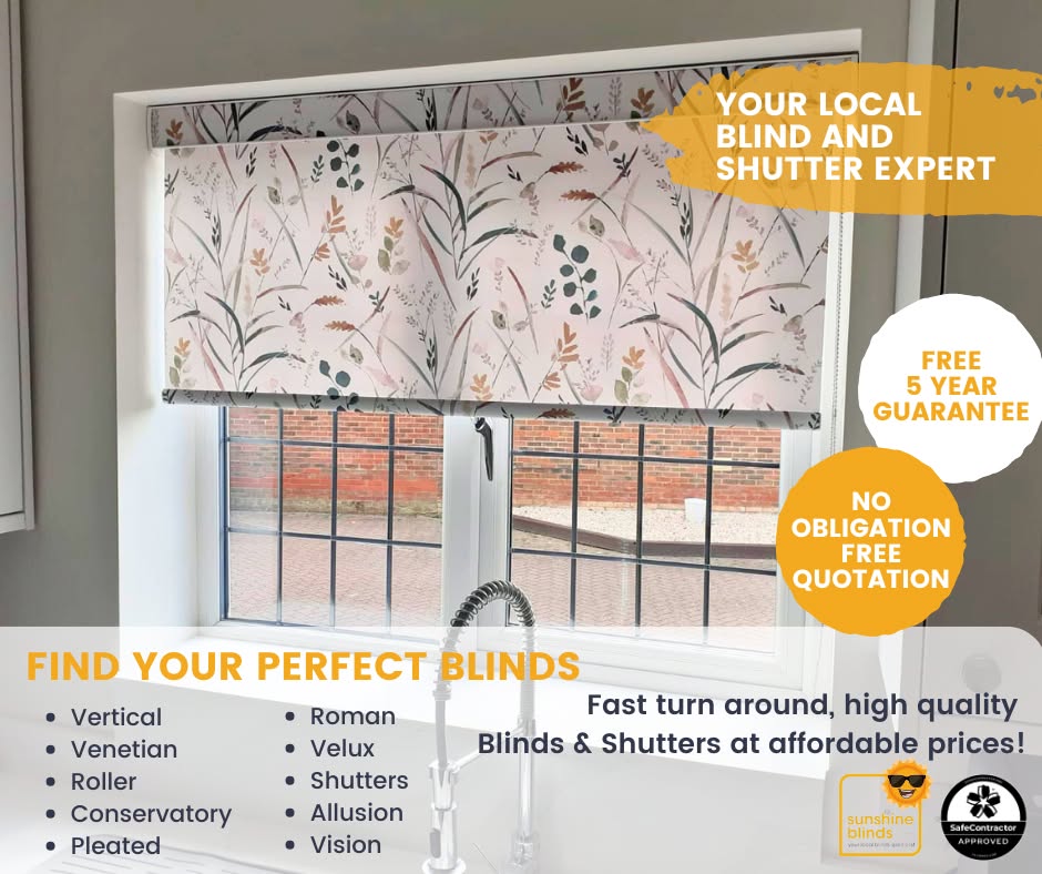 Sunshine Blinds Facebook ad: Blinds Milton Keynes | Window Blinds & Shutters | Sunshine…