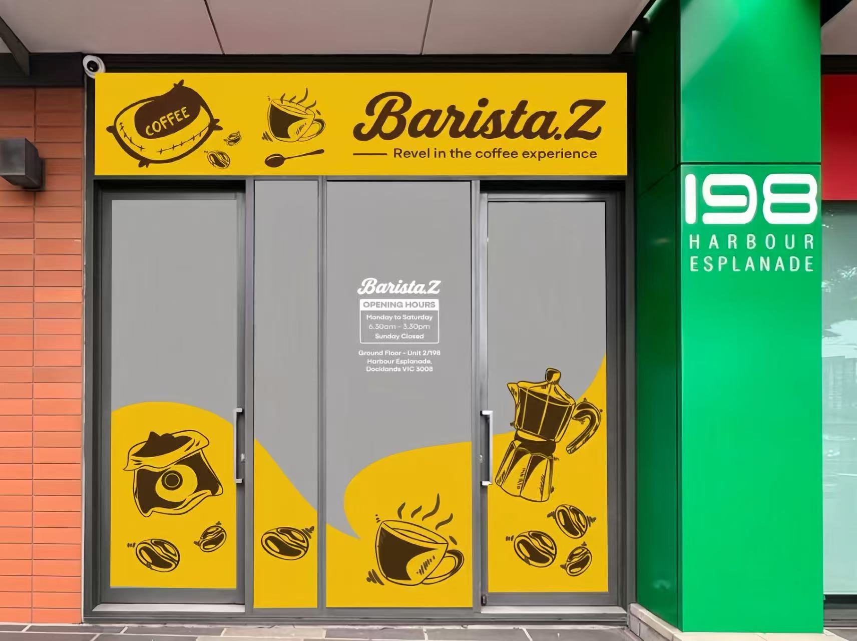Barista Z. Facebook ad