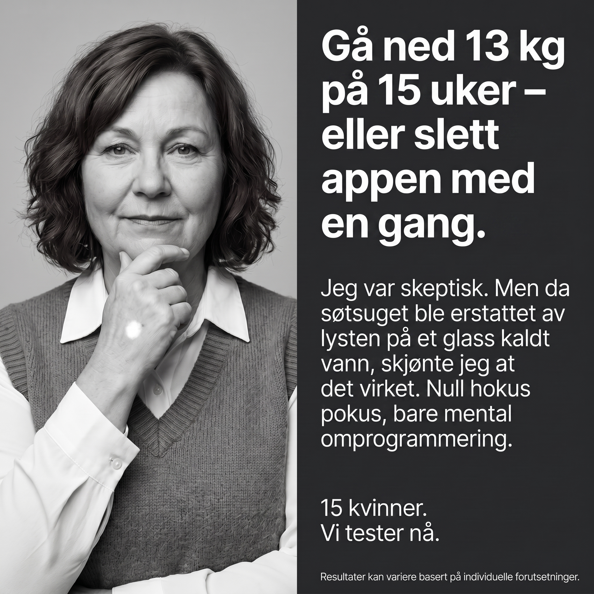 Kure for Hypnotherapy Facebook ad