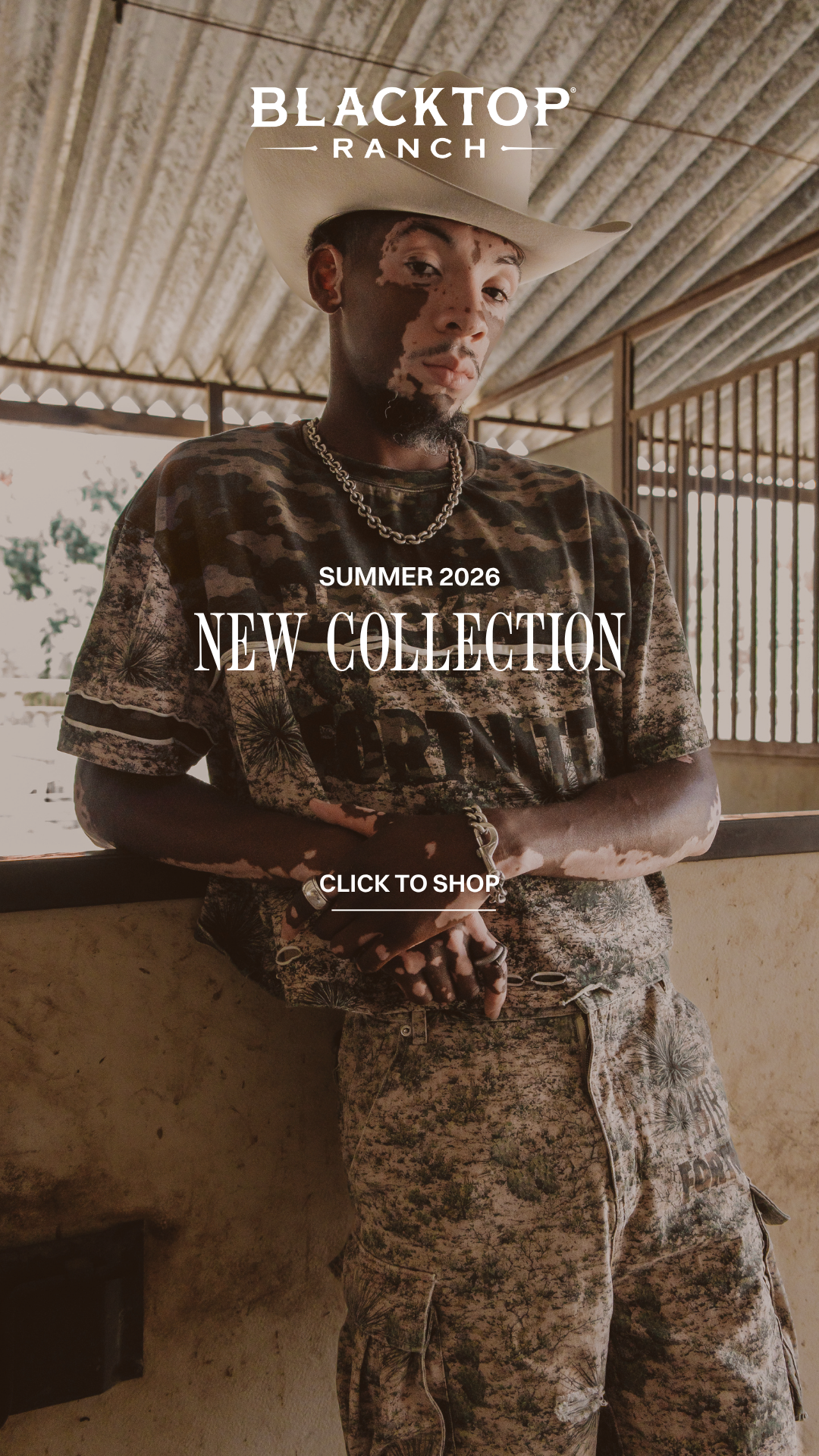 Blacktopranch Facebook ad: Summer 2026 Collection is Here. Get 20% Off