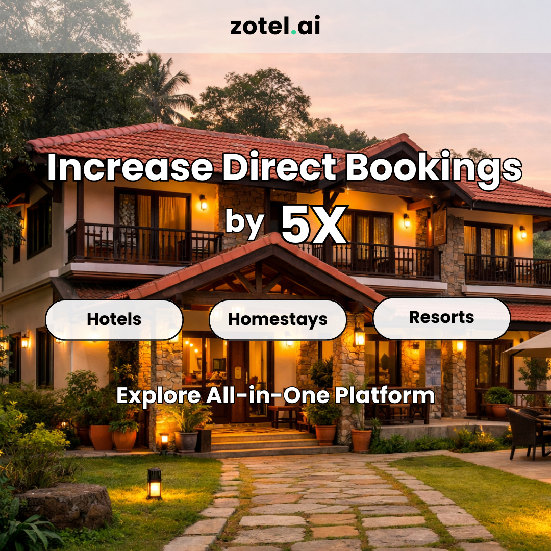 Zotel.ai Facebook ad: Still managing multiple tools and OTAs?