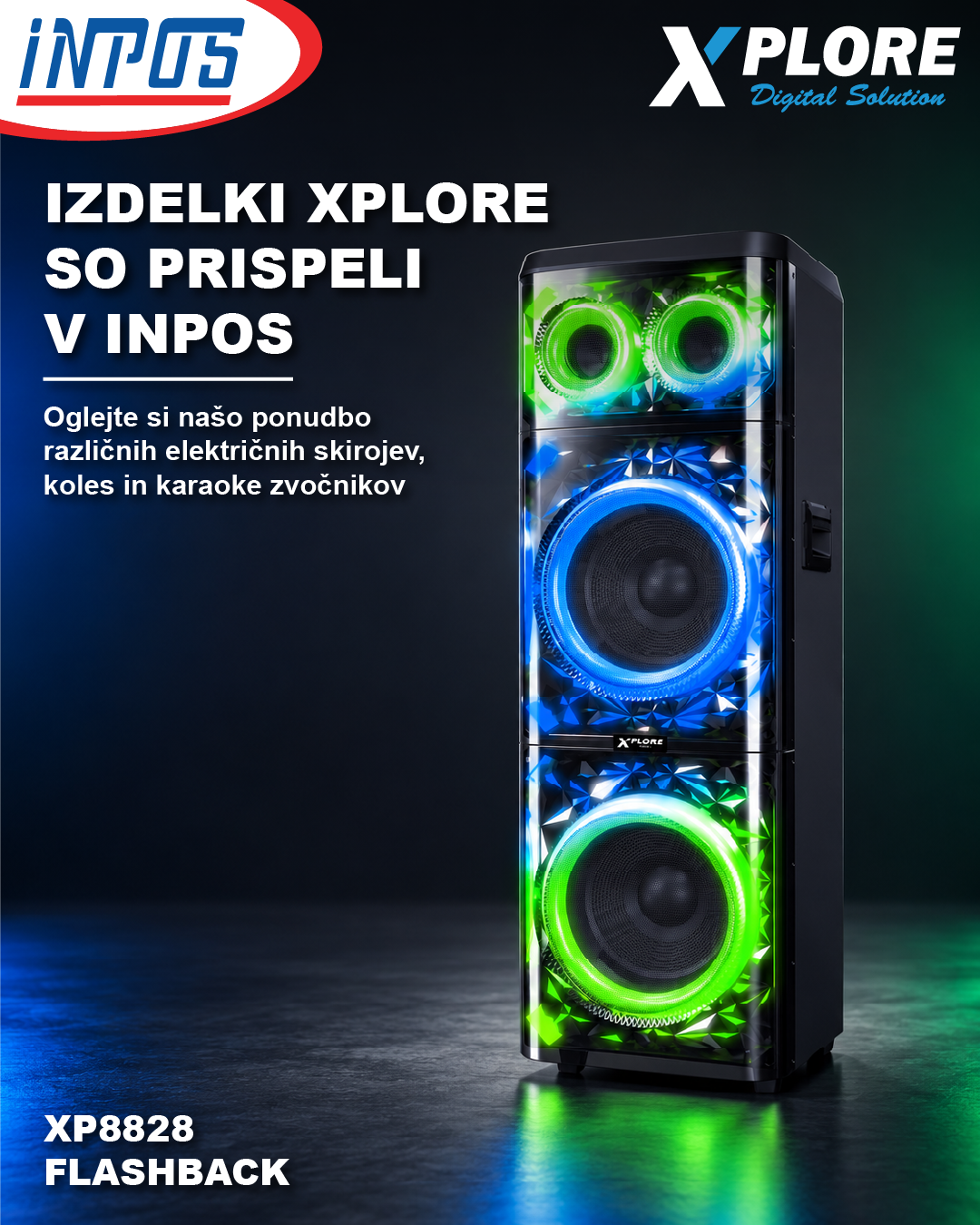 Xplore Slovenija Facebook ad: XPLORE XP8828 FLASHBACK