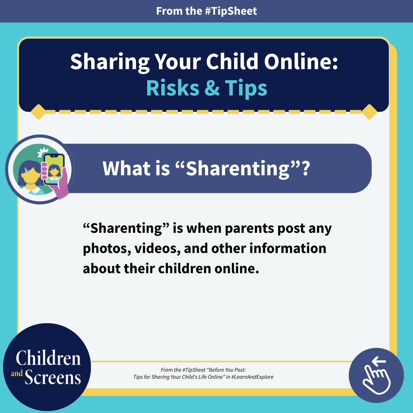 Children and Screens: Institute of Digital Media and Child Development Facebook ad
