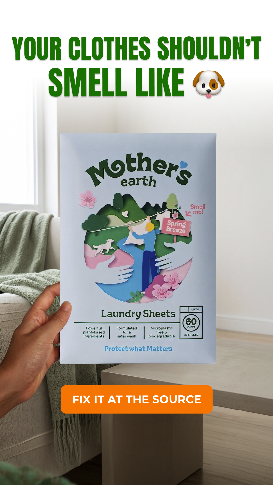 Mothers Earth Facebook ad