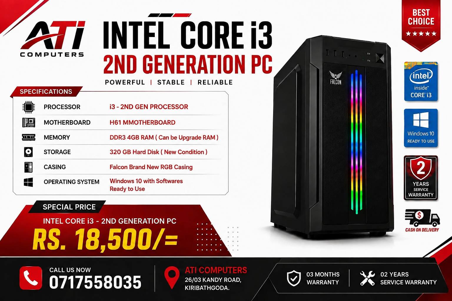 Ati computers Facebook ad: BEST DEALS ON COMPUTERS - ONLY AT ATI…
