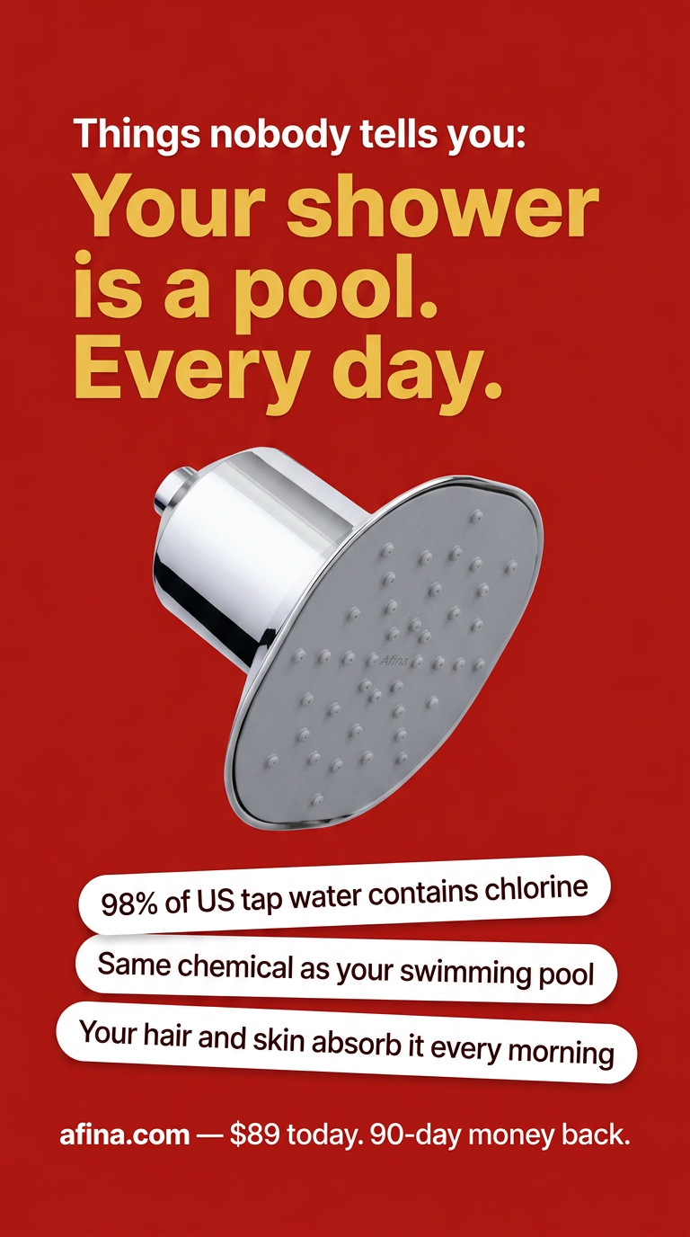 Afina Water Wellness Facebook ad