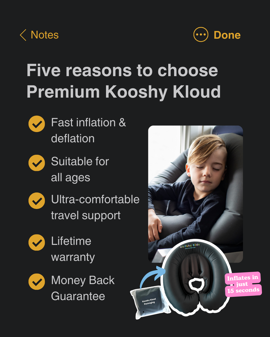 Kooshy Kids Facebook ad