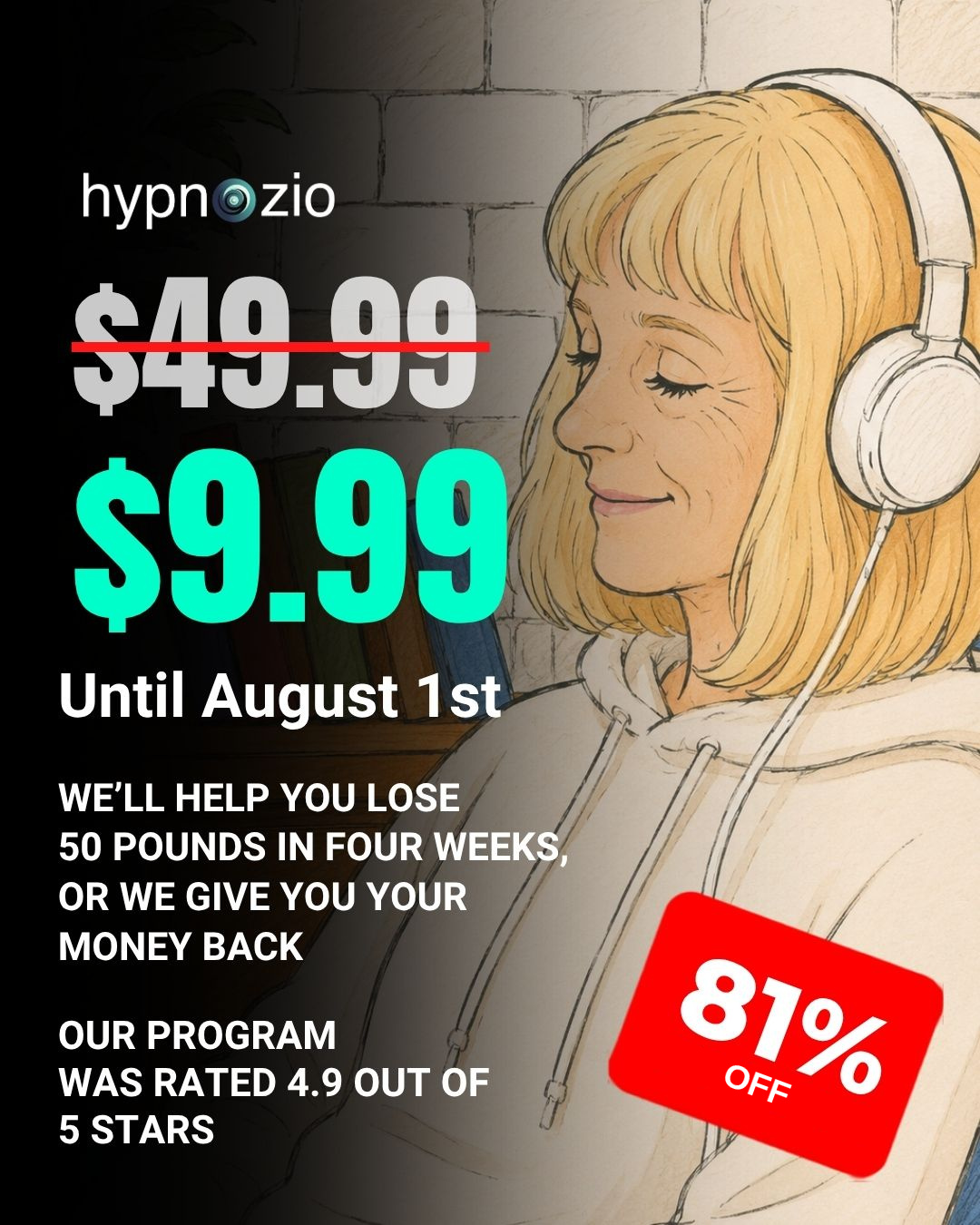 Hypnozio: power of hypnotherapy Facebook ad