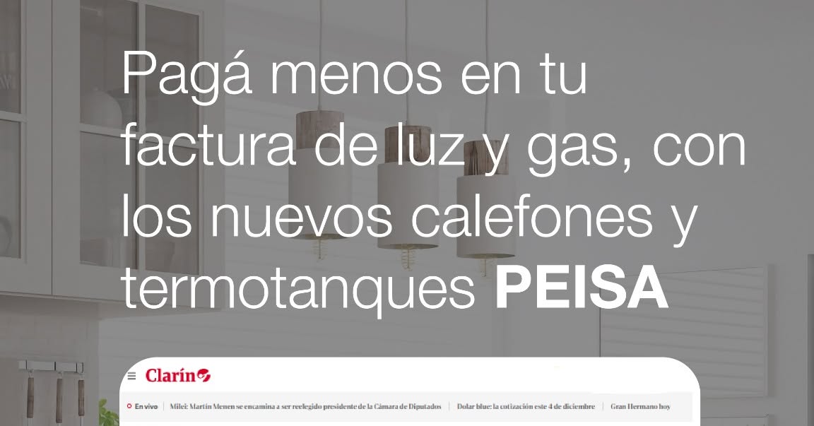PEISA Facebook ad: Leé la nota acá