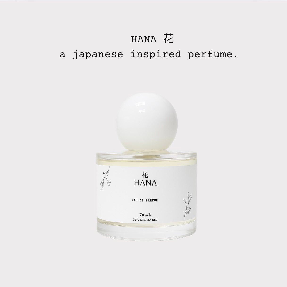 HANA 花 Facebook ad: The first Japanese inspired oil-based perfume, Buy 1…