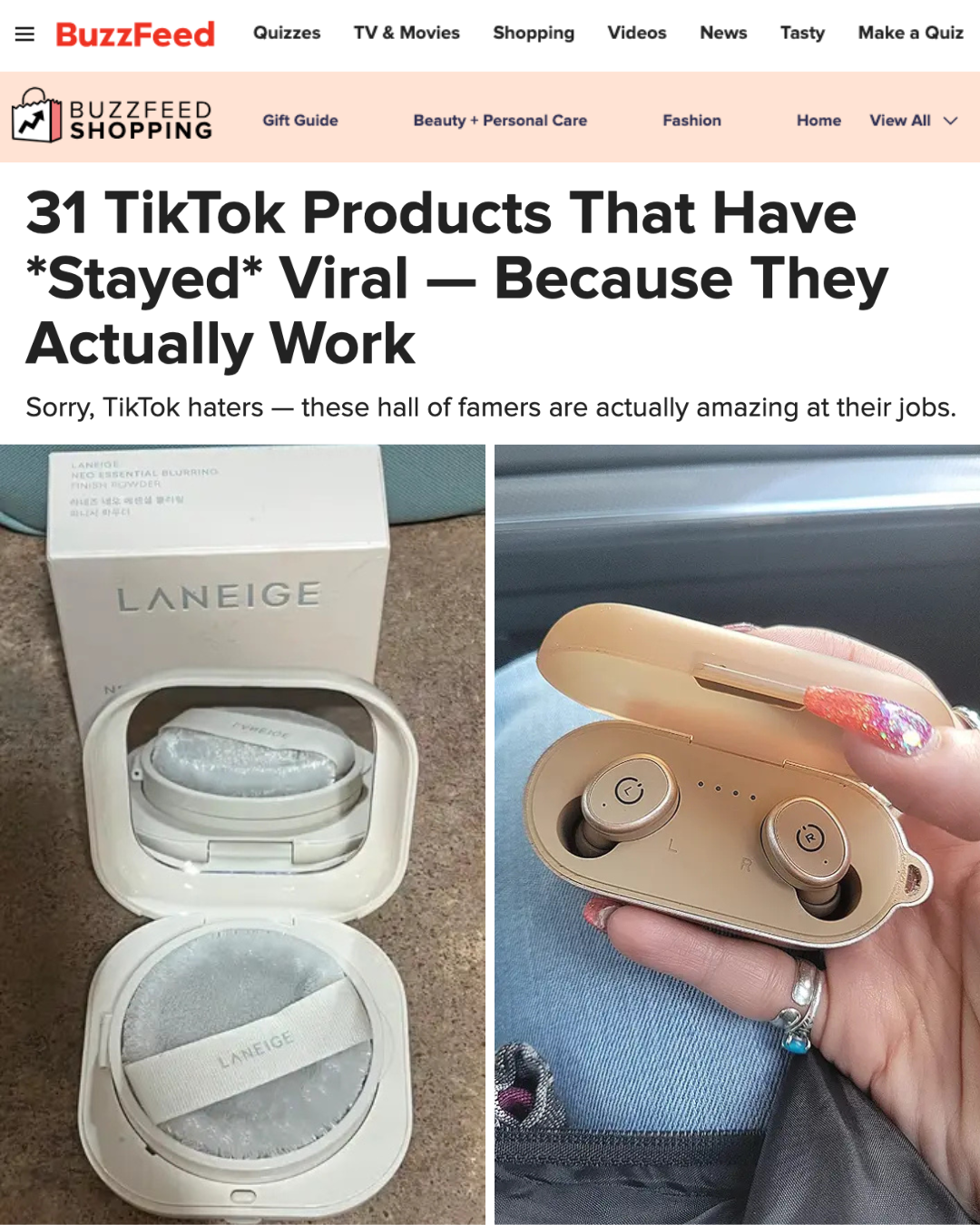 BuzzFeed Facebook ad